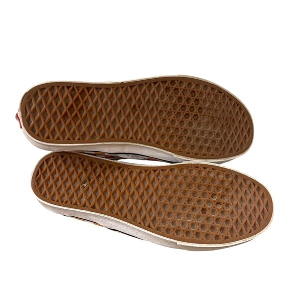 Vans Slip-On Rainbow Checkerboard Shoes Mens 10 Colorful Canvas Casual - Picture 10 of 10